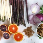 Orange Asparagus Wheat Berry Salad